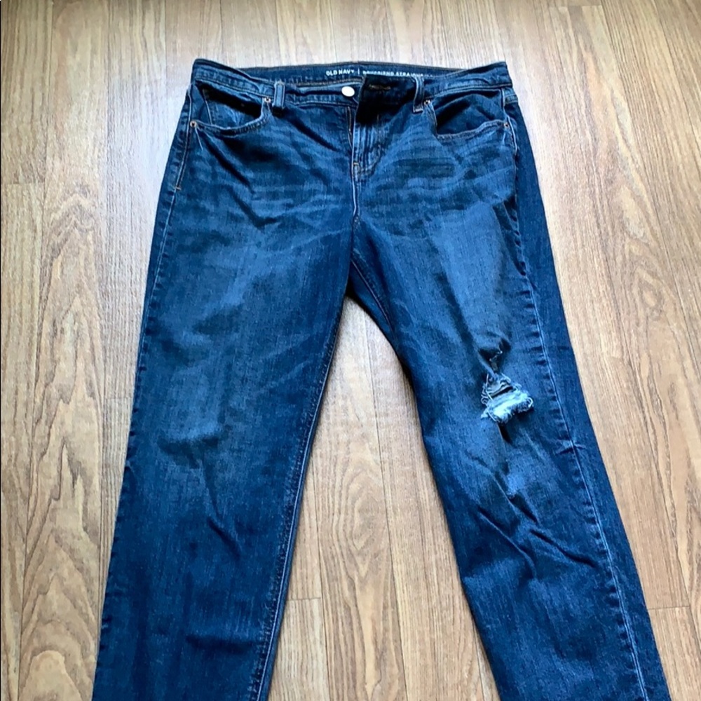 Old Navy | Boyfriend Distressed Jeans Size 10